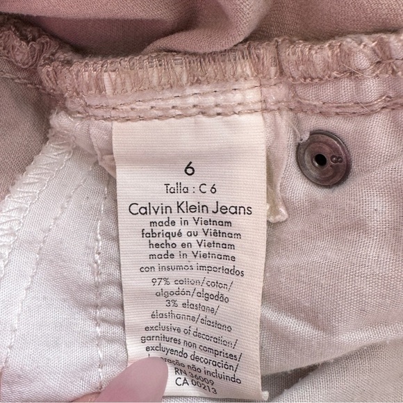 Calvin Klein Jeans Beige Skinny Jeans (Sz 6) - Picture 7 of 7